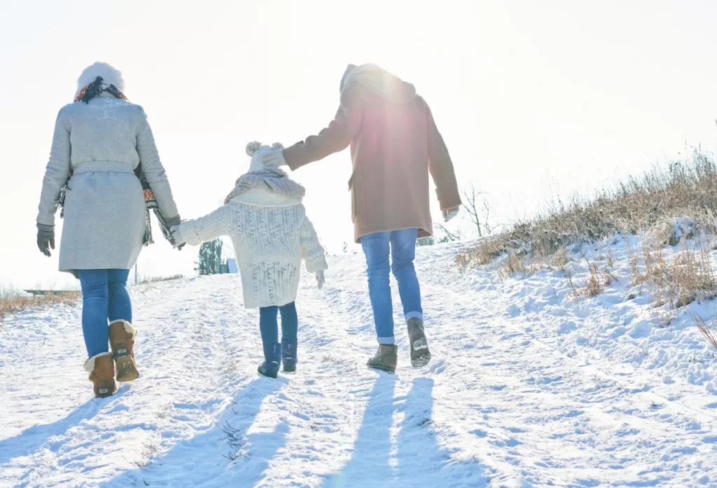 winter scenes for family