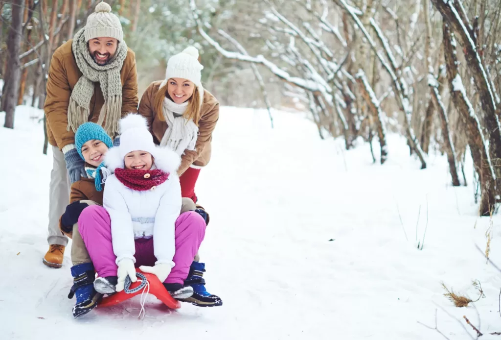 winter scenes for family