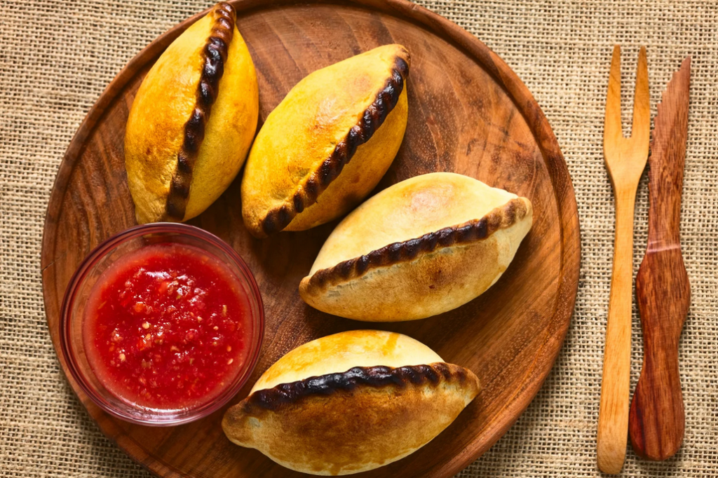 Bolivian Saltena Meat Pastries